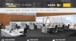 Desktop Screenshot of idealofficefurniture.com.au